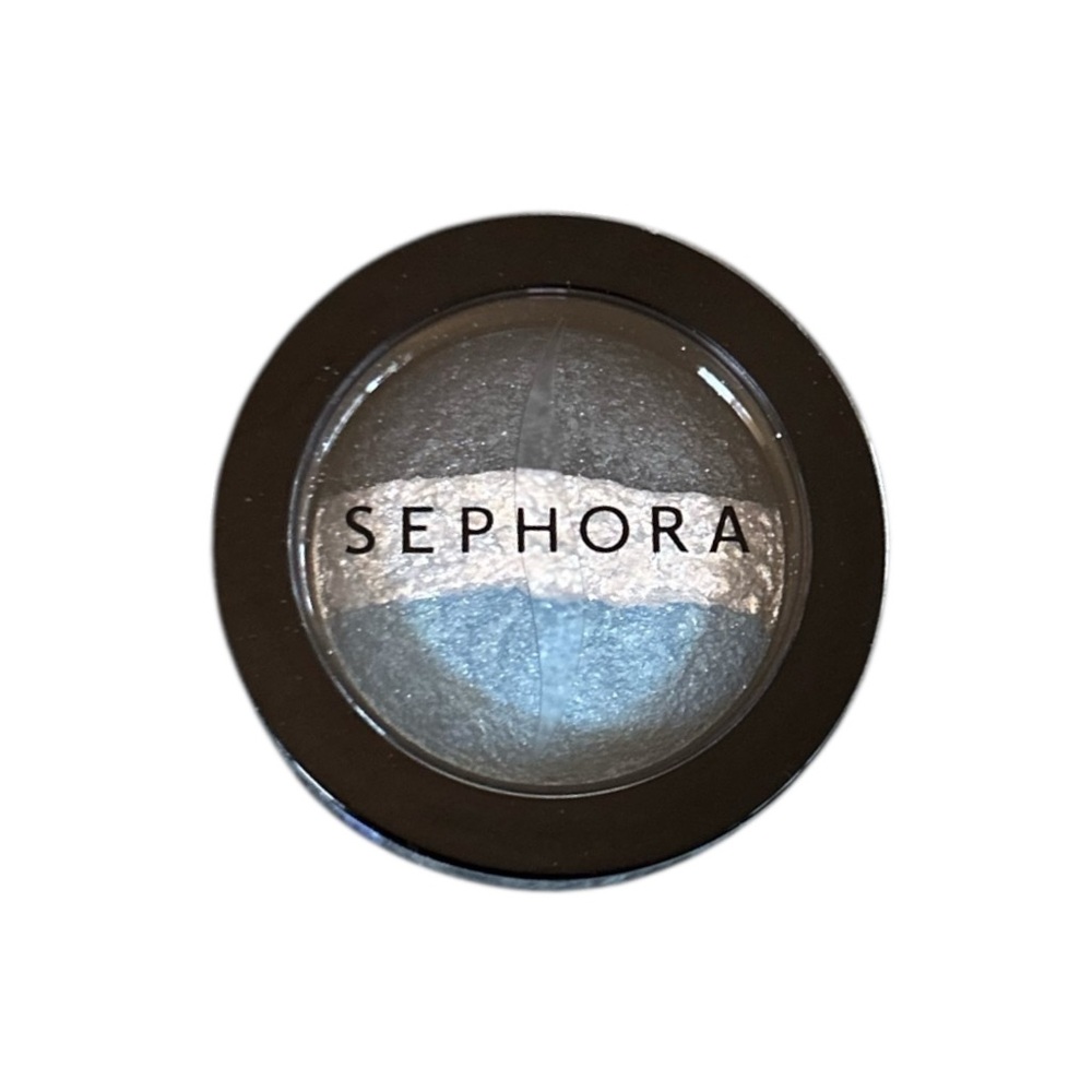 Sephora Moonshadow Baked Eyeshadow Trio #5 Blue Blood Shimmer Discontinued NWT